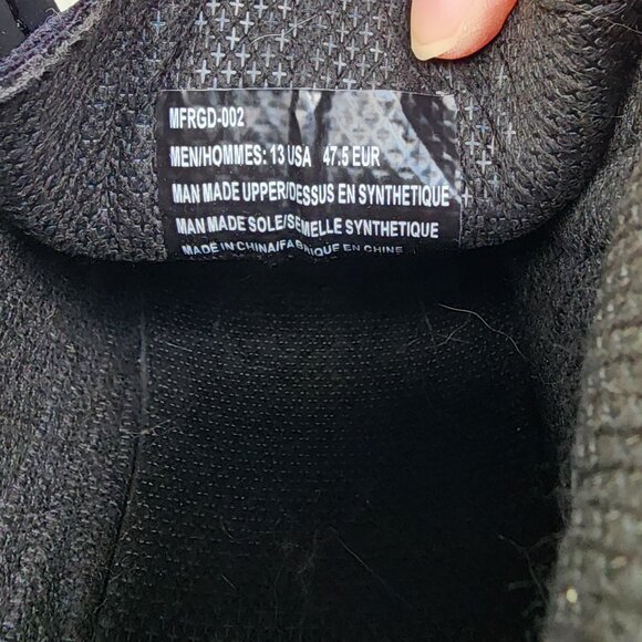 LUGZ Black Fringe Nubuck Chukka Lace Up Boots 13 - Picture 5 of 9